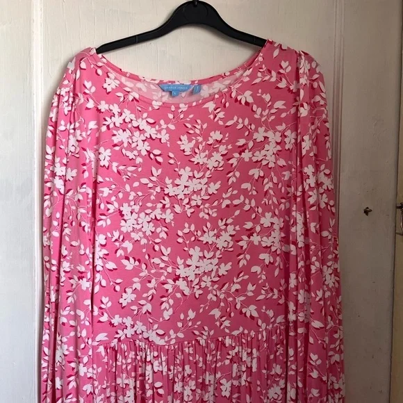 Draper James Boatneck Kitty Dress Pink Size Large - Picture 4 of 7
